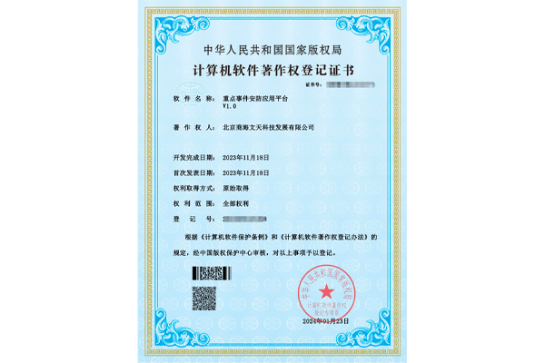 重點(diǎn)事件安防應(yīng)用平臺(tái)V1.0